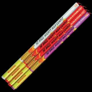 Mighy Max Roman candle 4 pack 10 shot