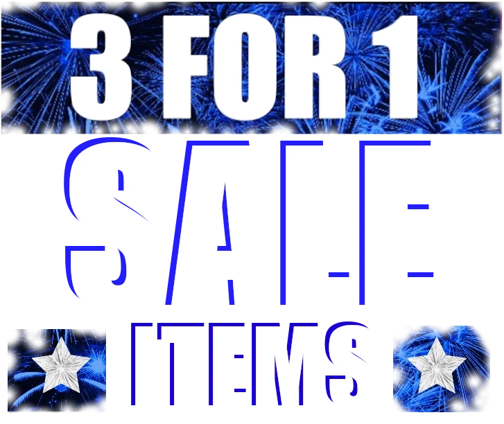 3 For 1 Sale items